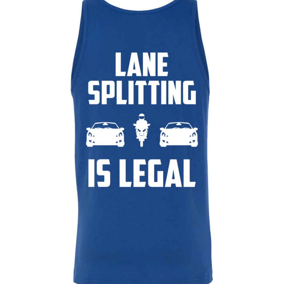 Lane Splitting Is Legal Tank Top (Back Design)^CustomCat New