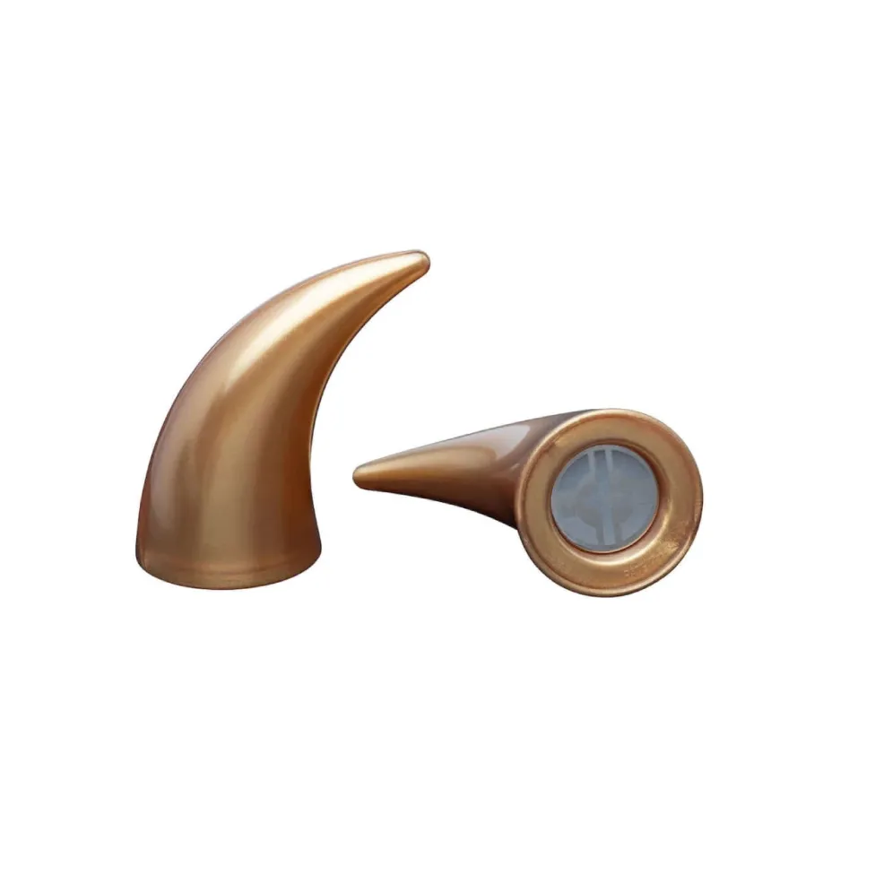 Large Horns Gold - Motorcycle Helmet Accessory^Moto Loot Outlet