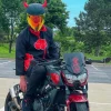 Large Horns Red - Motorcycle Helmet Accessory^Moto Loot Discount