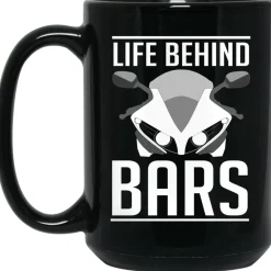 Life Behind Bars - Motorcycle Mug^CustomCat