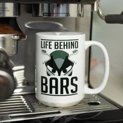 Life Behind Bars - Motorcycle Mug^CustomCat