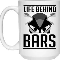 Life Behind Bars - Motorcycle Mug^CustomCat