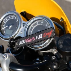 Look Pretty Play Dirty - Motorcycle Keychain^Moto Loot Discount