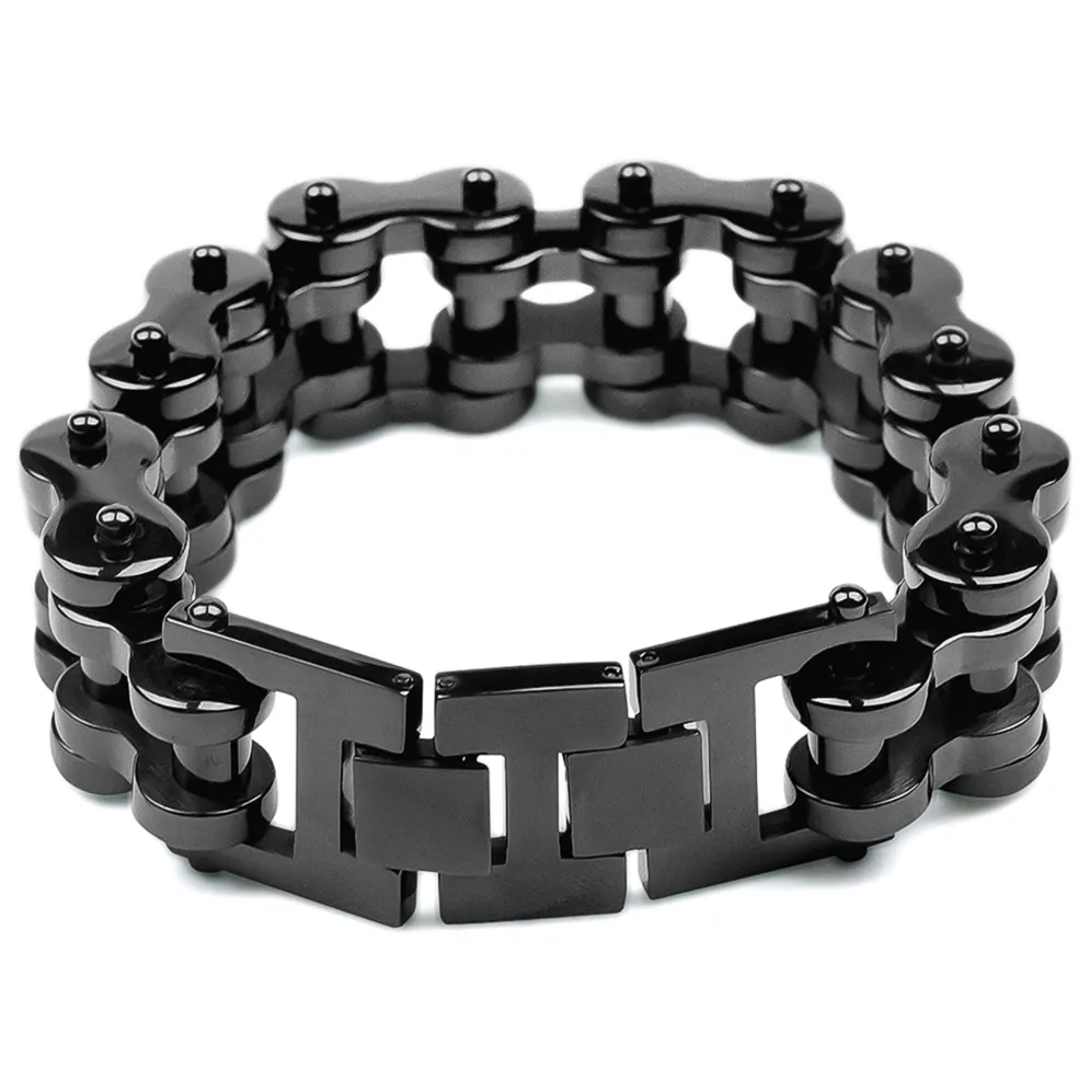 Motorcycle Chain Bracelet - Blackout^Moto Loot Hot