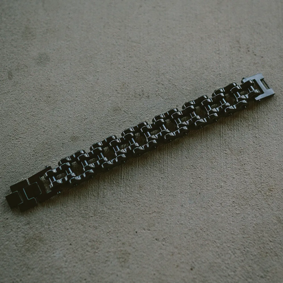 Motorcycle Chain Bracelet - Blackout^Moto Loot Hot