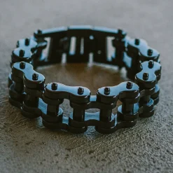 Motorcycle Chain Bracelet - Blackout^Moto Loot Hot