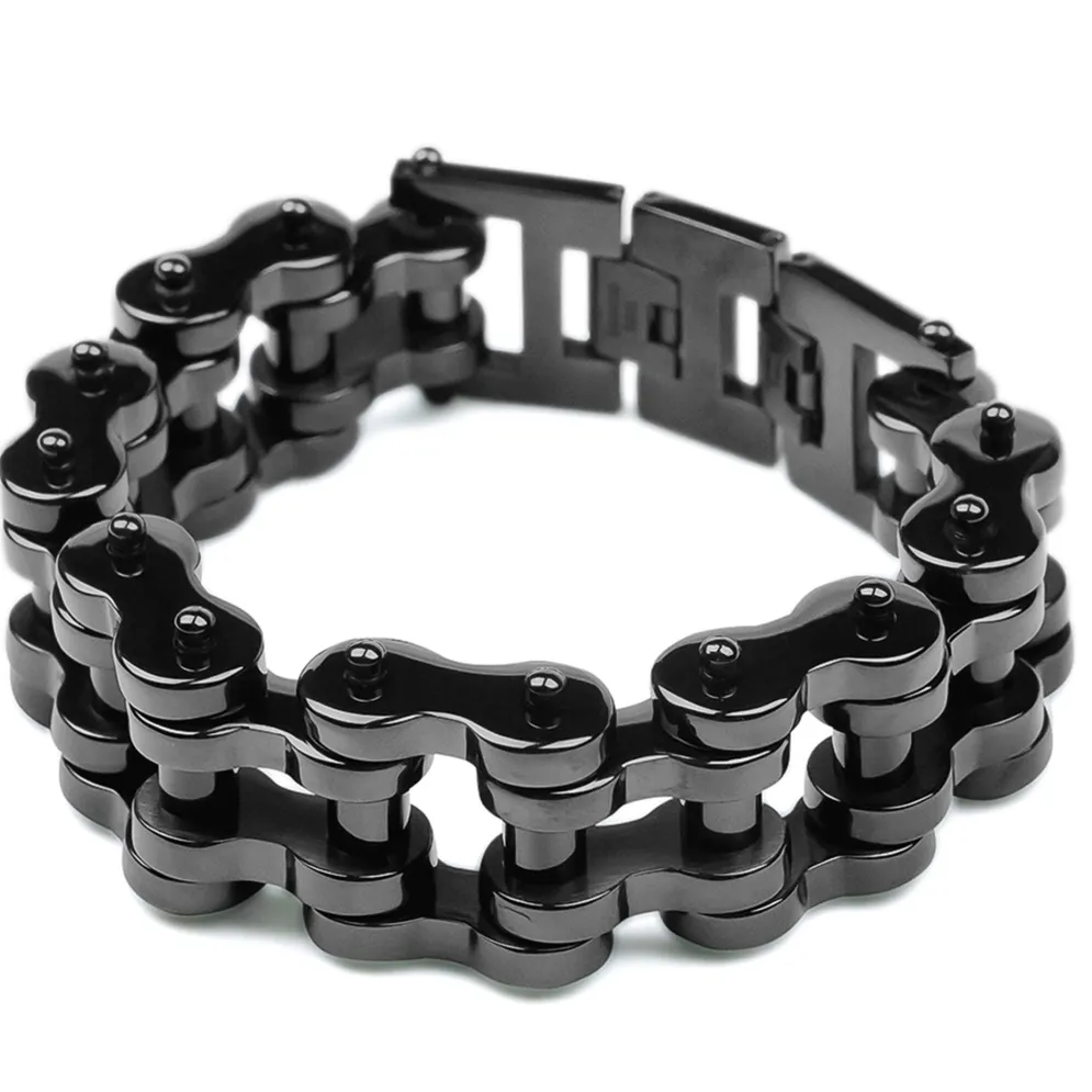 Motorcycle Chain Bracelet - Blackout^Moto Loot Hot