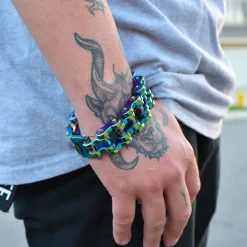 Motorcycle Chain Bracelet - Oil Slick^Moto Loot Online