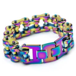 Motorcycle Chain Bracelet - Oil Slick^Moto Loot Online