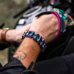 Motorcycle Chain Bracelet - Oil Slick^Moto Loot Online