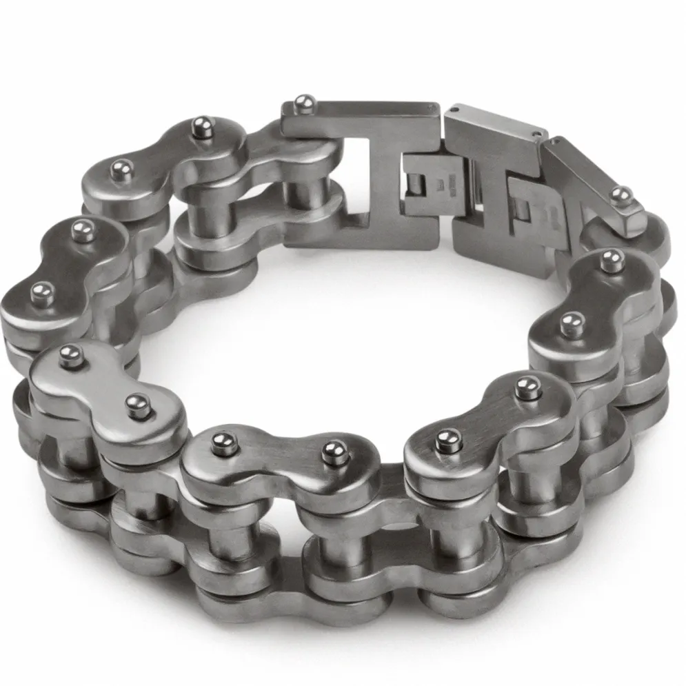 Motorcycle Chain Bracelet - Steel Finish^Moto Loot Sale
