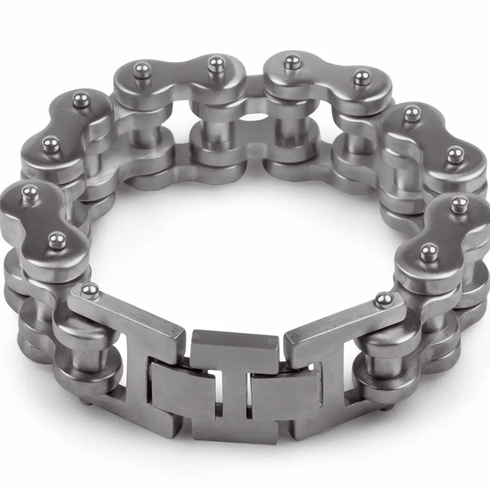 Motorcycle Chain Bracelet - Steel Finish^Moto Loot Sale