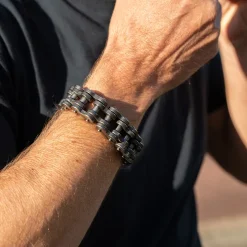 Motorcycle Chain Bracelet - Weathered Finish^Moto Loot Outlet
