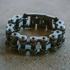 Motorcycle Chain Bracelet - Weathered Finish^Moto Loot Outlet