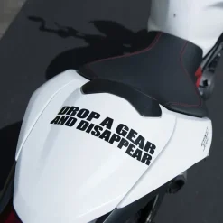 Motorcycle Decal - Drop A Gear And Disappear (2 pack)^Moto Loot Outlet
