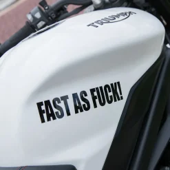 Motorcycle Decal - Fast As Fuck (2 pack)^Moto Loot Discount