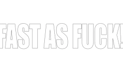 Motorcycle Decal - Fast As Fuck (2 pack)^Moto Loot Discount