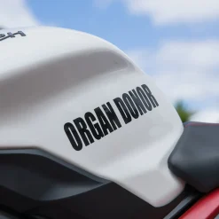 Motorcycle Decal - Organ Donor (2 pack)^Moto Loot Outlet