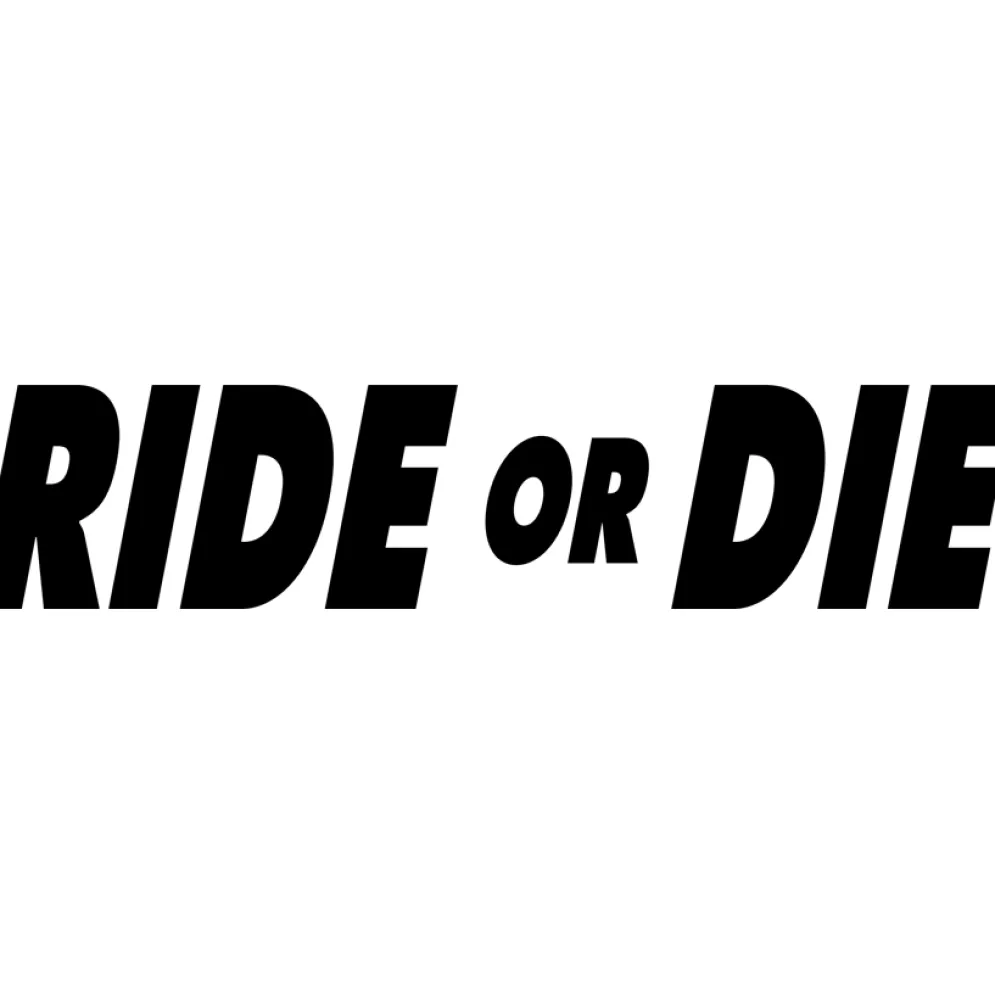 Motorcycle Decal - Ride or Die (2 pack)^Moto Loot Online