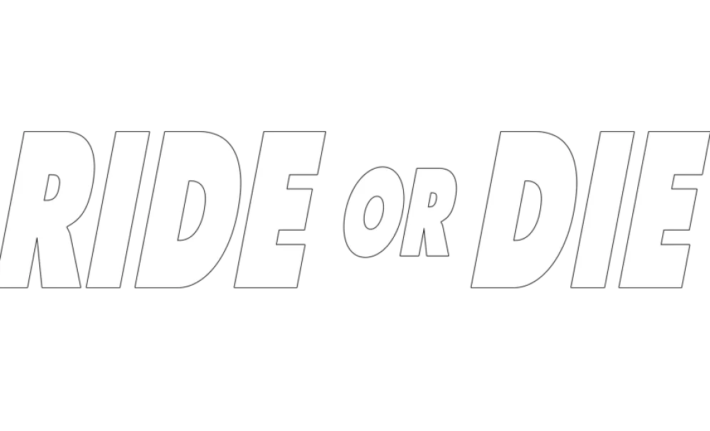 Motorcycle Decal - Ride or Die (2 pack)^Moto Loot Online