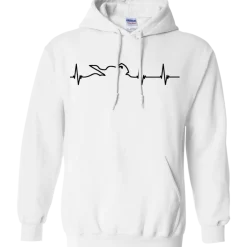 Motorcycle Heartbeat Hoodie^CustomCat Sale