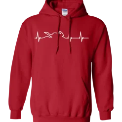 Motorcycle Heartbeat Hoodie^CustomCat Sale