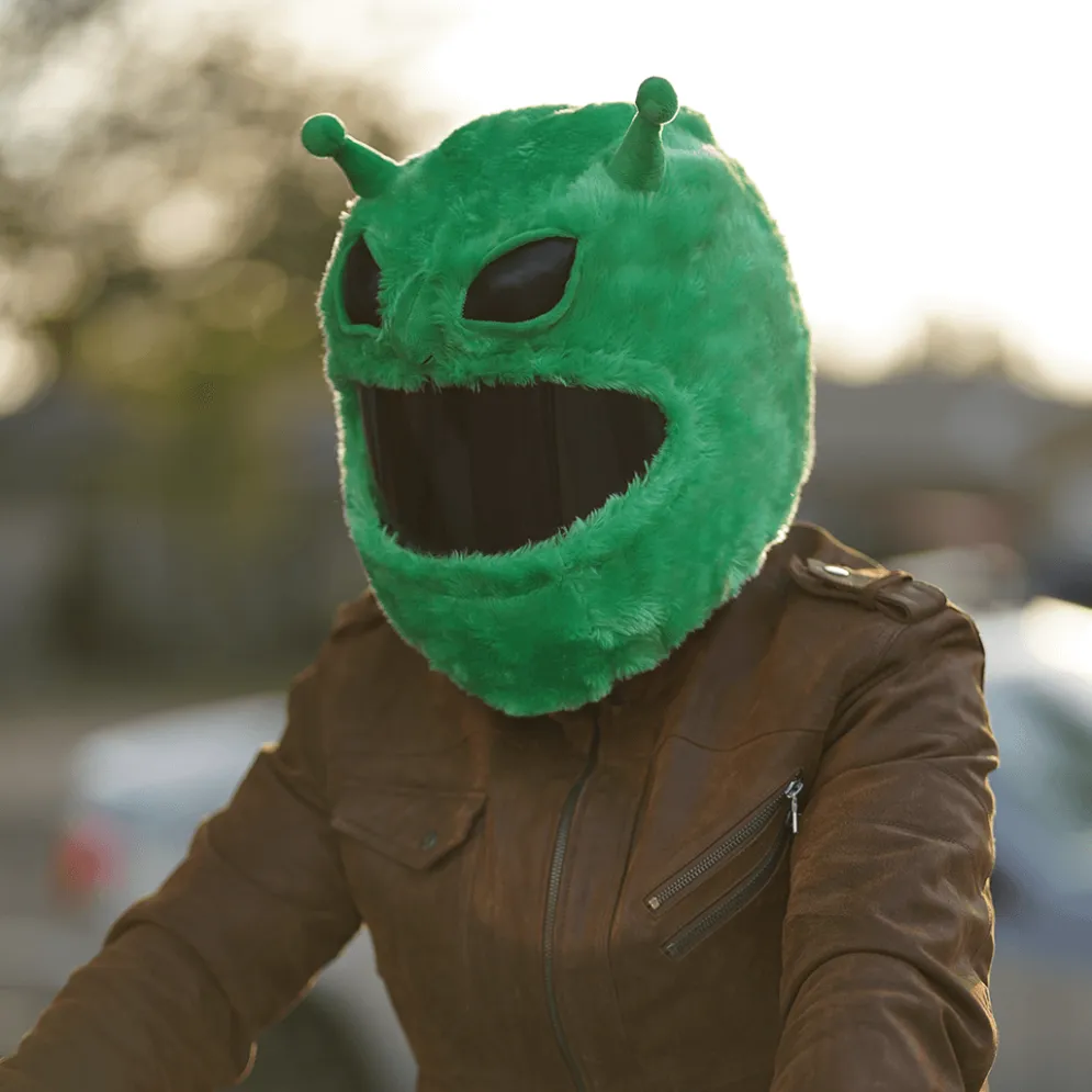 Motorcycle Helmet Cover - Alien^Moto Loot Best