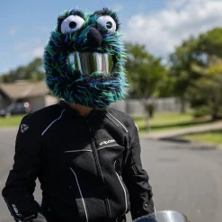 Motorcycle Helmet Cover - Black, Blue And Green^Moto Loot Online