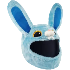 Motorcycle Helmet Cover - Blue Bunny^Moto Loot New
