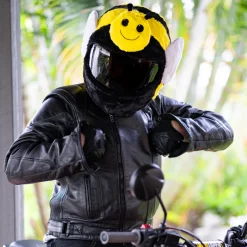 Motorcycle Helmet Cover - Bumble Bee^Moto Loot Discount