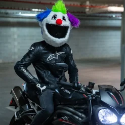Motorcycle Helmet Cover - Clown^Moto Loot Sale