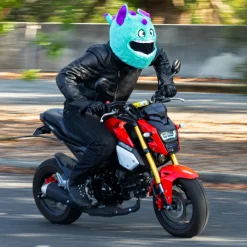 Motorcycle Helmet Cover - Crazy Blue Monster^Moto Loot New
