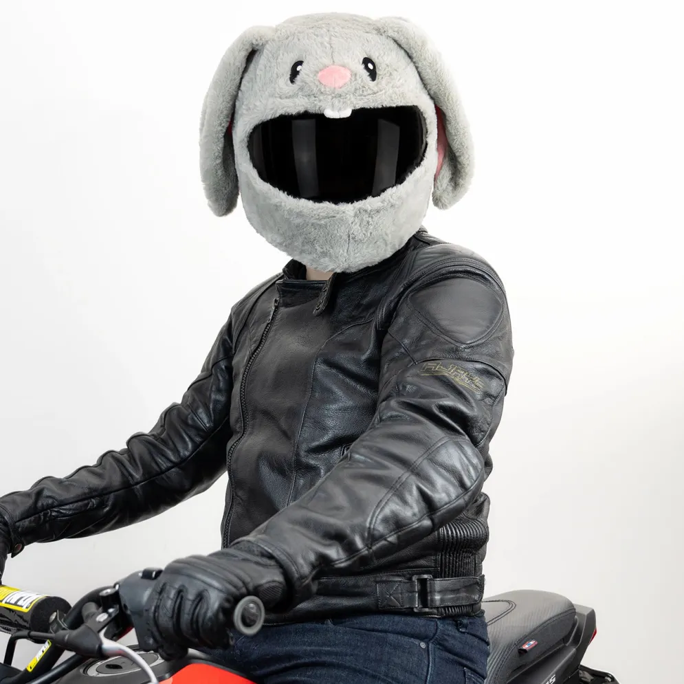 Motorcycle Helmet Cover - Cute Bunny^Moto Loot Best