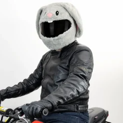 Motorcycle Helmet Cover - Cute Bunny^Moto Loot Best
