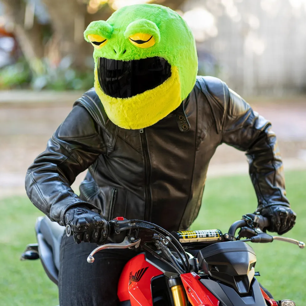 Motorcycle Helmet Cover - Frog^Moto Loot