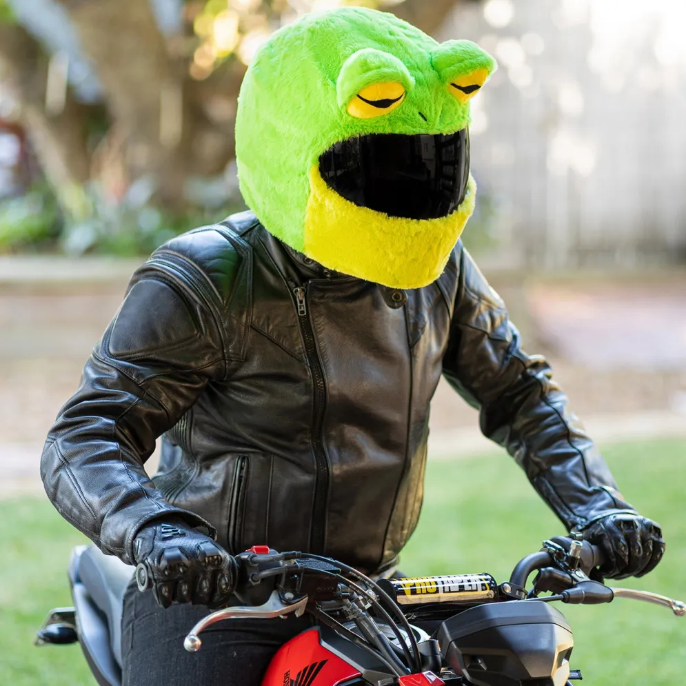 Motorcycle Helmet Cover - Frog^Moto Loot
