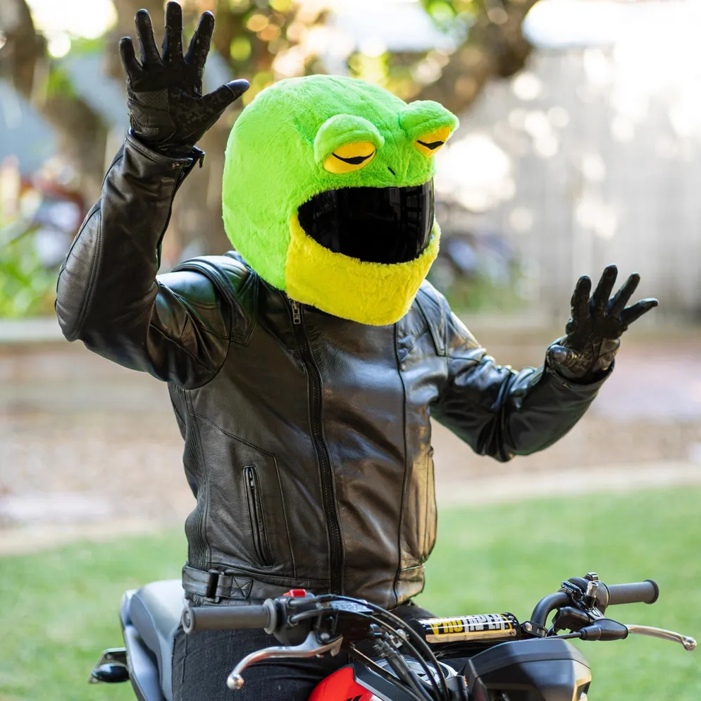 Motorcycle Helmet Cover - Frog^Moto Loot