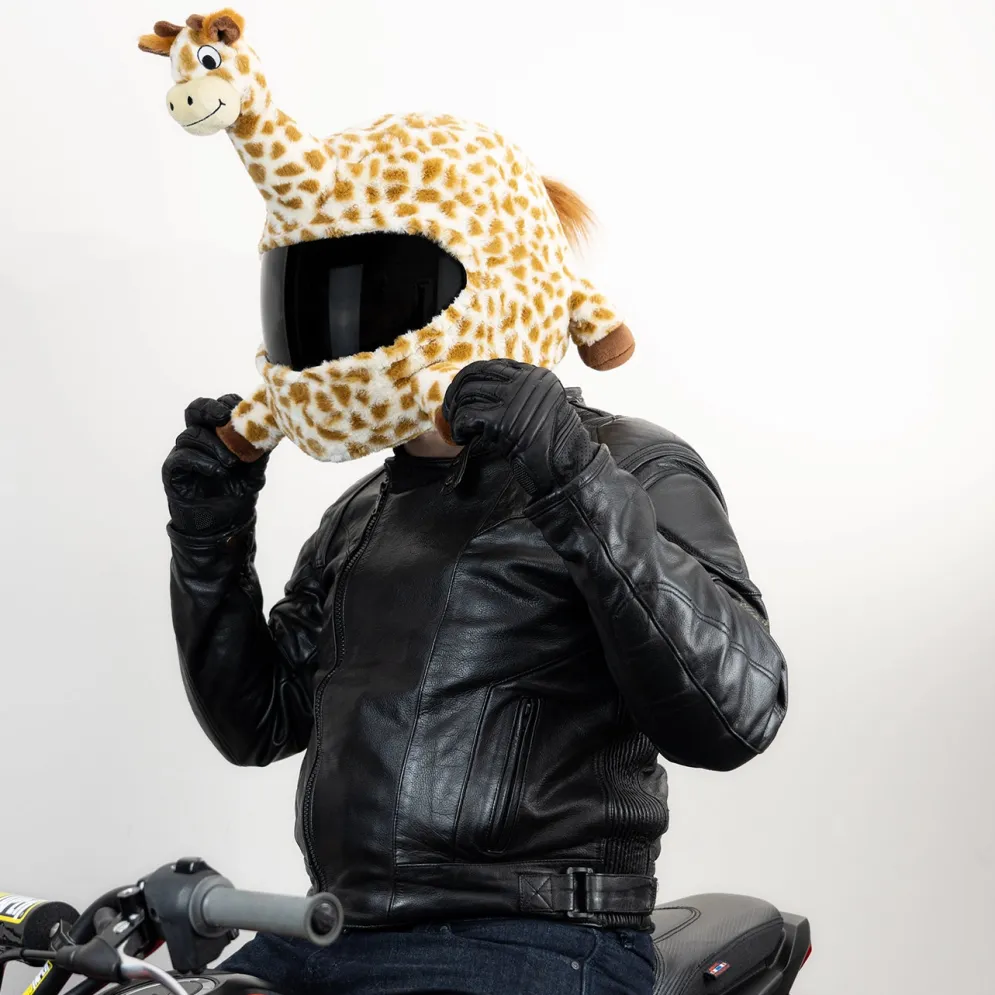 Motorcycle Helmet Cover - Giraffe^Moto Loot Outlet