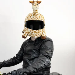 Motorcycle Helmet Cover - Giraffe^Moto Loot Outlet