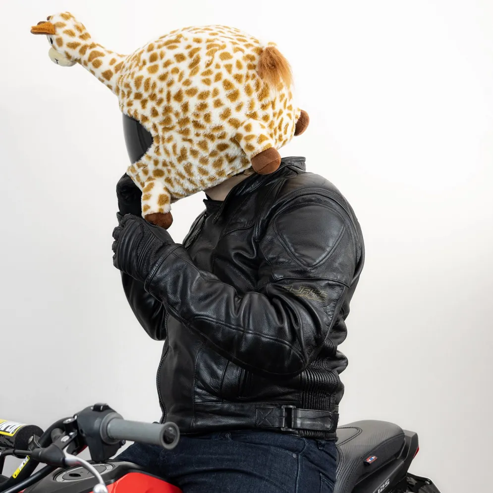 Motorcycle Helmet Cover - Giraffe^Moto Loot Outlet