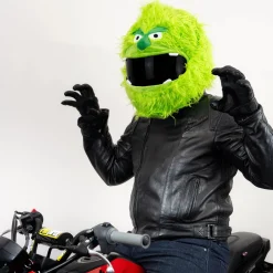 Motorcycle Helmet Cover - Greench Monster^Moto Loot Discount