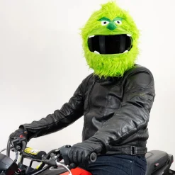 Motorcycle Helmet Cover - Greench Monster^Moto Loot Discount