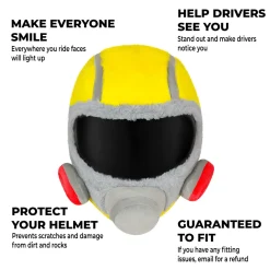 Motorcycle Helmet Cover - Hazmat Mask^Moto Loot