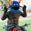 Motorcycle Helmet Cover - Horned Monster^Moto Loot Online