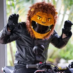 Motorcycle Helmet Cover - Lion^Moto Loot Discount