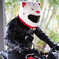 Motorcycle Helmet Cover - Lucky Cat^Moto Loot Best