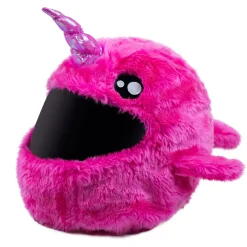 Motorcycle Helmet Cover - Pink Narwhal^Moto Loot Online
