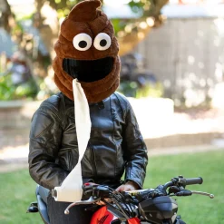 Motorcycle Helmet Cover - Poop Emoji^Moto Loot Outlet