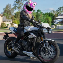 Motorcycle Helmet Cover - Rainbow Short Fur^Moto Loot