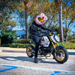 Motorcycle Helmet Cover - Red, White And Blue^Moto Loot Hot